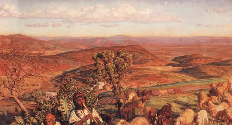 William Holman Hunt The Plain of Esdraelon from the Heights above Nazareth Spain oil painting art